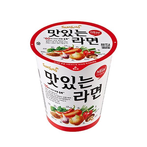 [롯데백화점] 삼양 소컵라면 삼양 맛있는라면 65g 30개