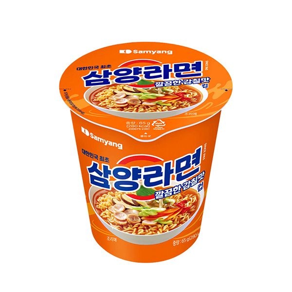 [롯데백화점] 삼양 소컵라면 삼양 라면 오리지널 65g 12개