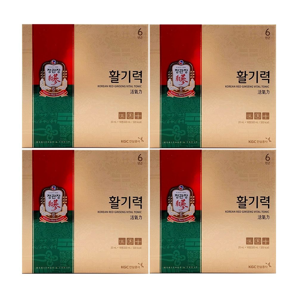 [오늘출발] 정관장 활기력 세트 20ml x 16개입 x 4박스