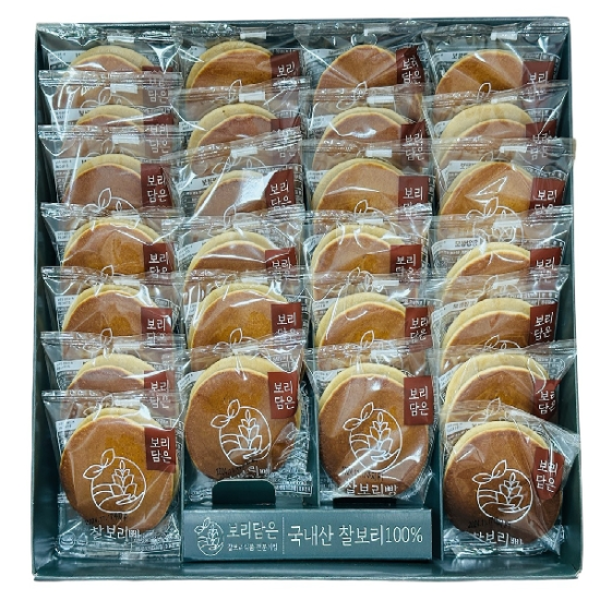 [보리담은선물세트] 국내산 찰보리빵 선물세트 28g  26개입21816781643463