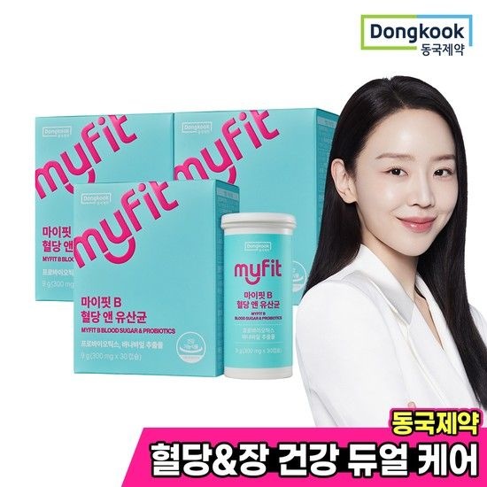 동국제약 B 혈당 앤 유산균 30캡슐 3박스