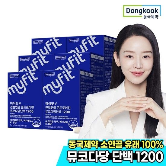 관절연골 뮤코다당단백 콘드로이친 1200 6박스