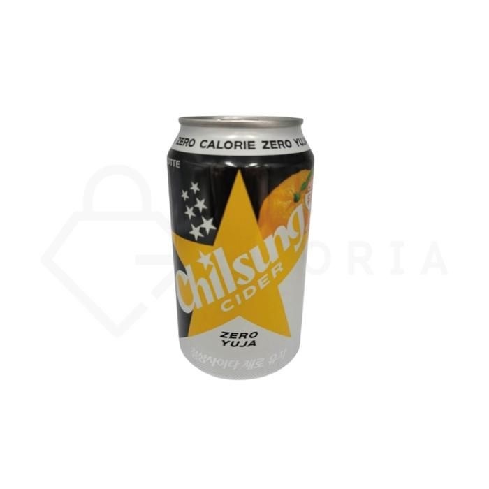 [롯데칠성] 칠성사이다 제로 유자 355ml 24개