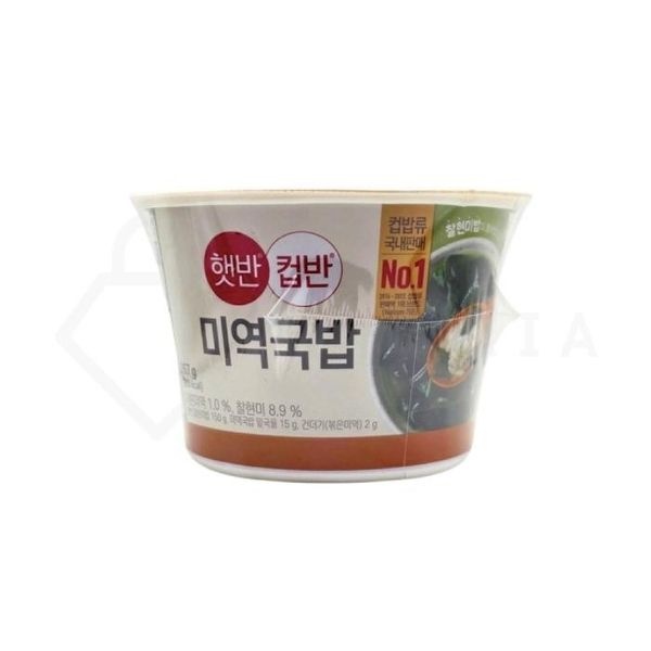 [CJ제일제당] 햇반 컵밥 미역국밥 167g 12개