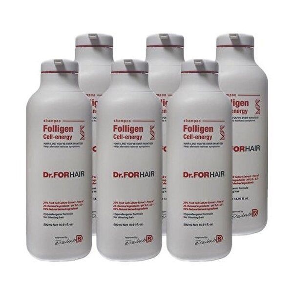 [셀러허브 1]닥터포헤어 폴리젠 셀 에너지 샴푸 플로럴향 500ml 탈 모케어 6개 Ss (16294288)