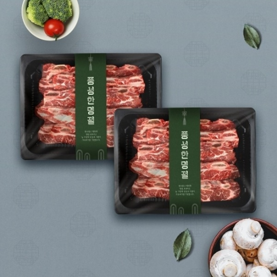 [웰던푸드] 미국산 초이스 블랙앵거스 LA갈비 1kg x 2팩11259177643639