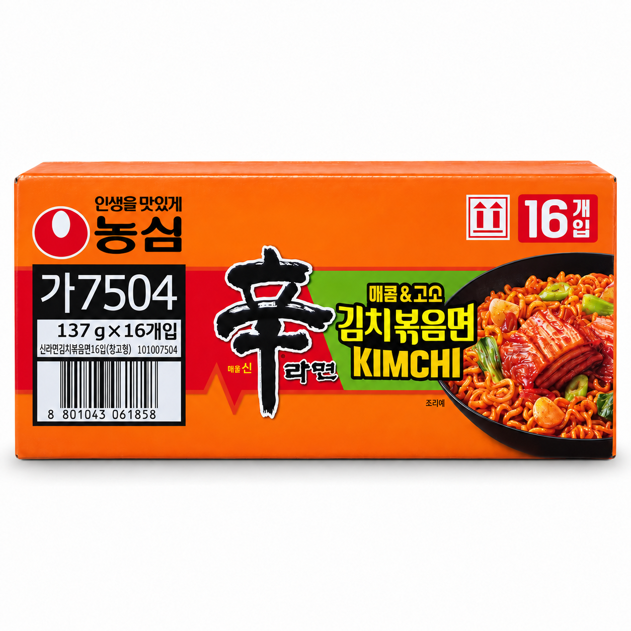 [오늘출발] 신라면 김치볶음면 137g x 16개입