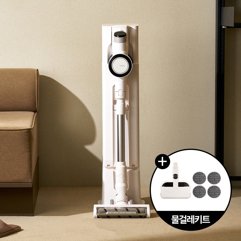[롯데백화점] 캐치웰 CX PRO 매직타워 N 자동먼지비움 무선청소기 + 물걸레키트 세트