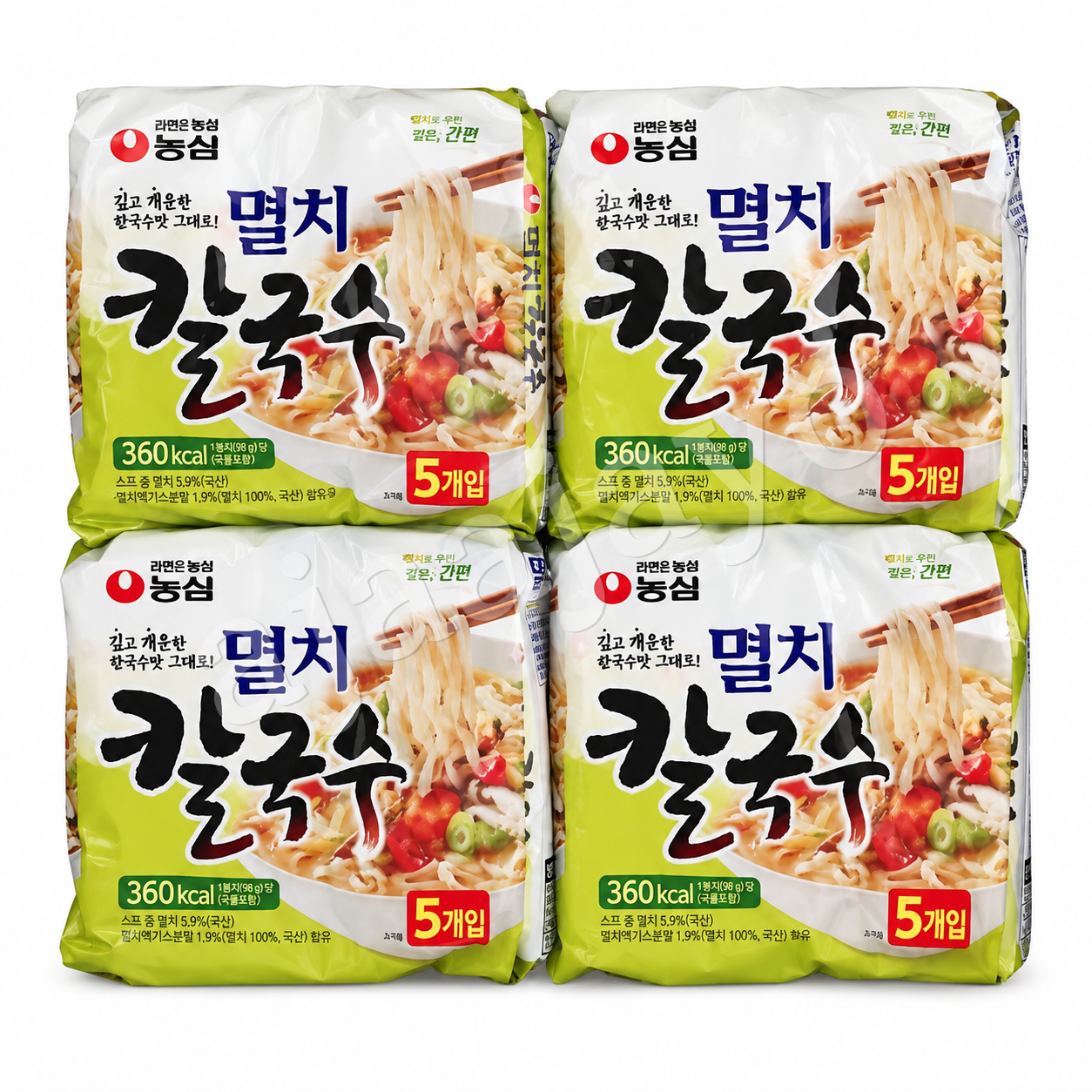 협력업체 농심 멸치 칼국수 20봉 칼국수라면 간편한 한끼 인기구성