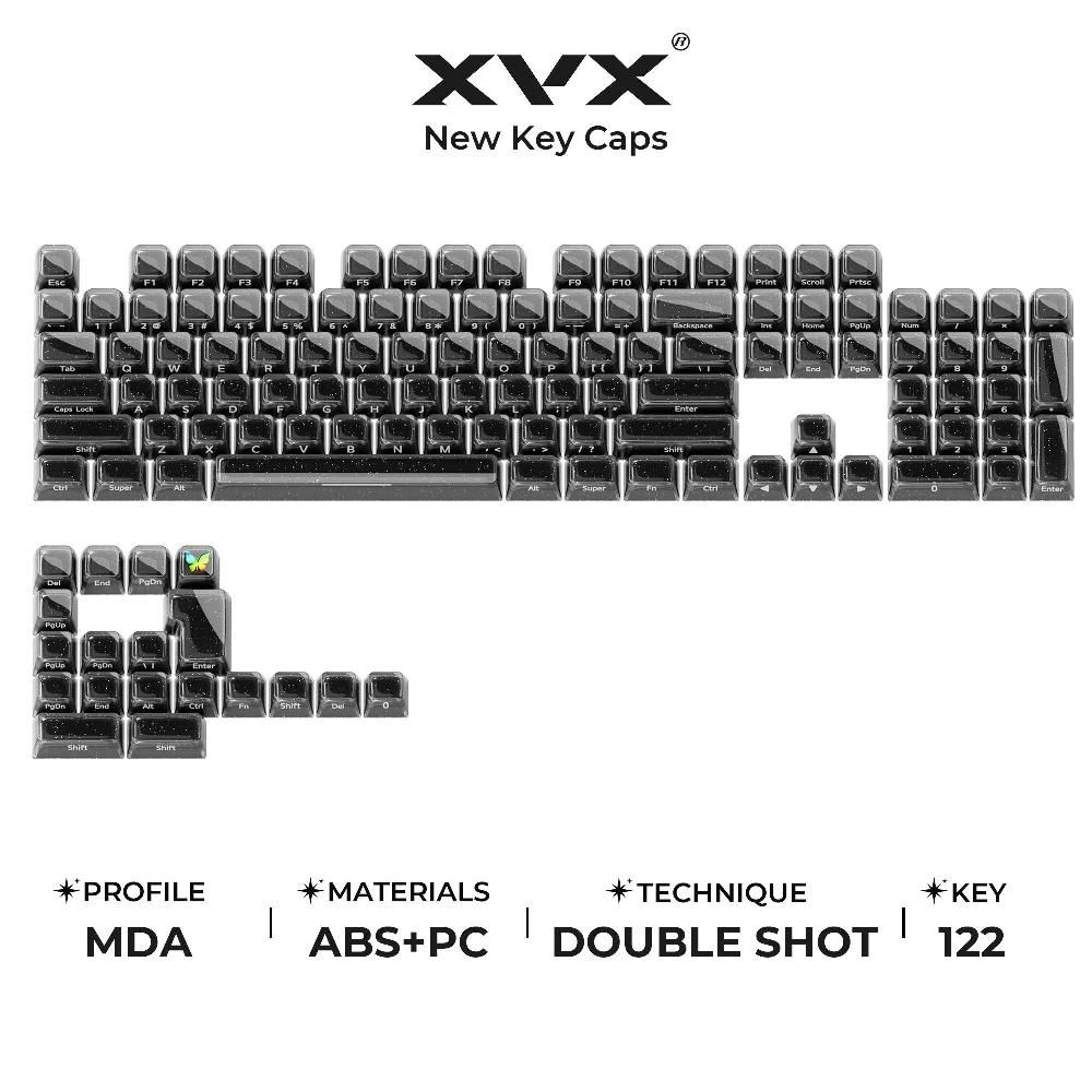 [해외] XVX 젤리 2.0 측각 키캡 MDA 높이 기계식 키보드용 EV63 Wooting V2 호환
