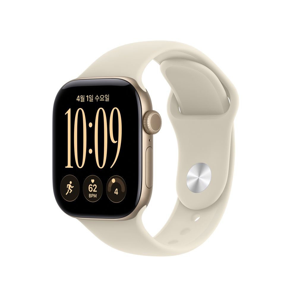 [롯데백화점] Apple [택배 발송]애플워치12 GPS 42mm 골드, 샌드 스포츠 밴드