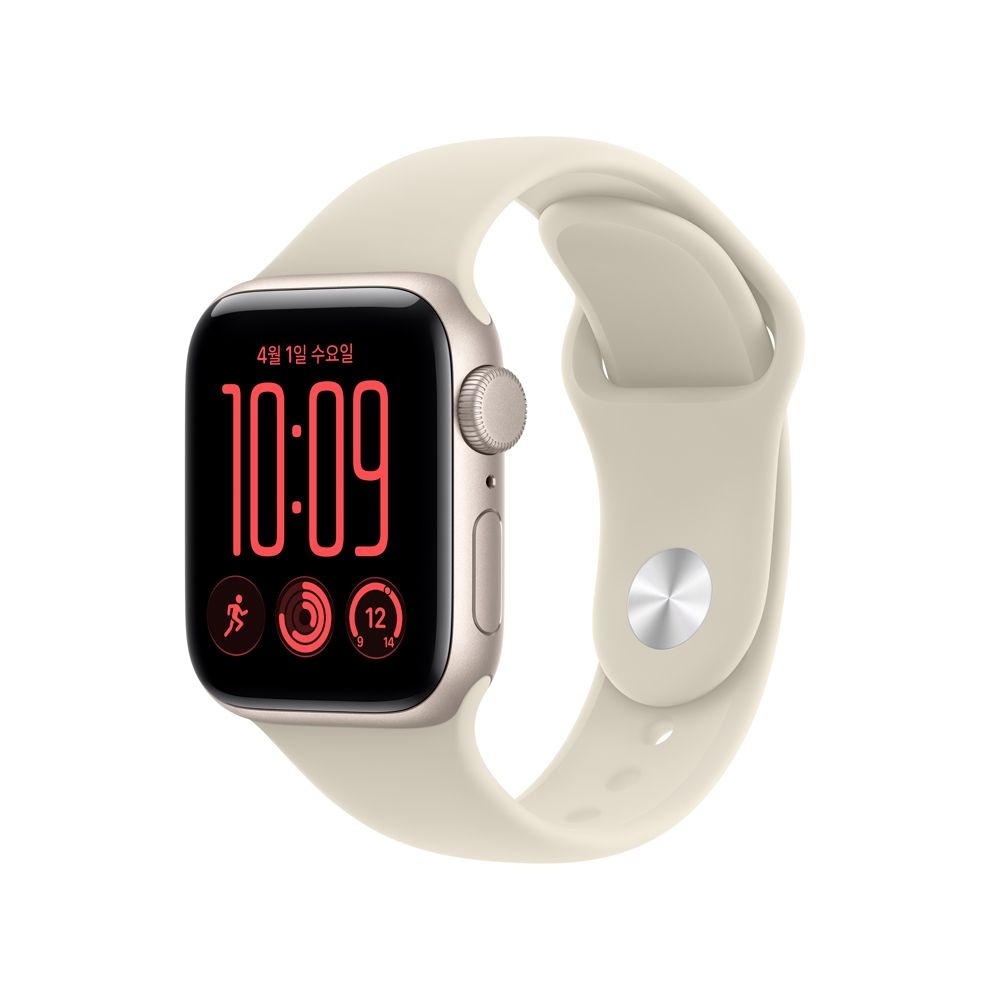 [롯데백화점] Apple [택배 발송]애플워치SE3 GPS 40mm 스타라이트 알루미늄,샌드 스포츠밴드