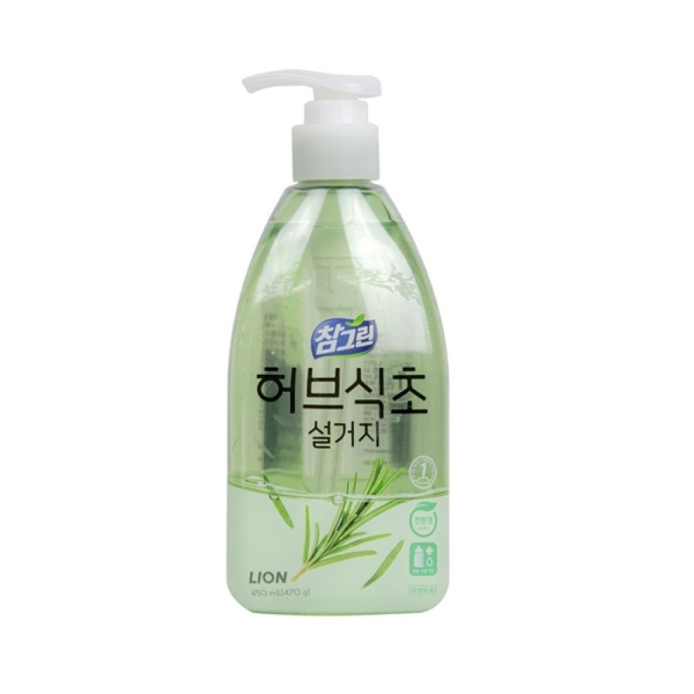 BTM 라이온 참그린 허브식초설거지 용기 470g