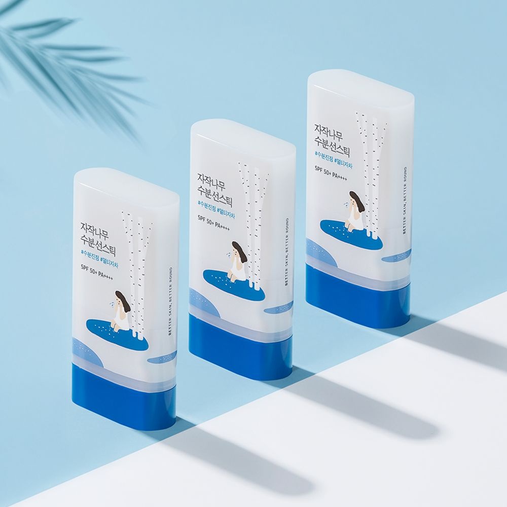 라운드랩 슈퍼 3개 SET 자작나무 수분 선스틱 19g SPF 50+ PA++++