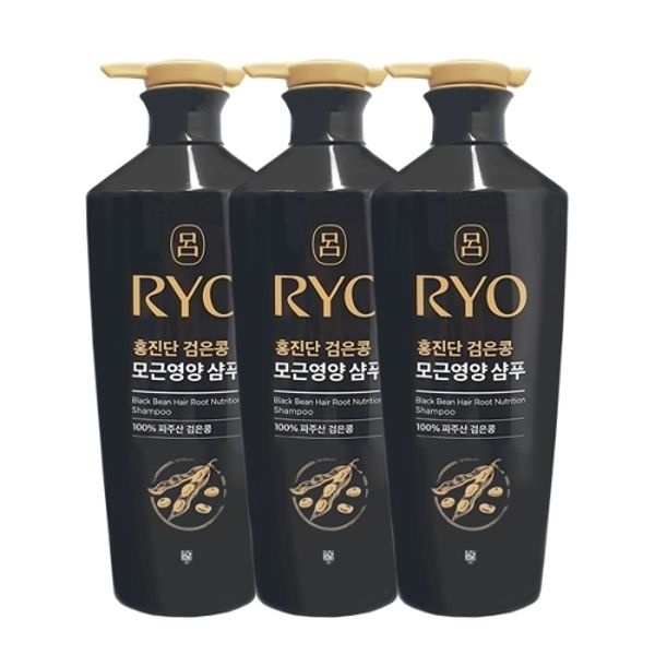 려 홍진단 검은콩 모근영양 샴푸 820ml x3