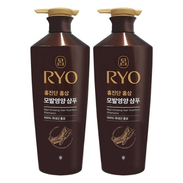 려 홍진단 홍삼 모발영양 샴푸 820ml x2