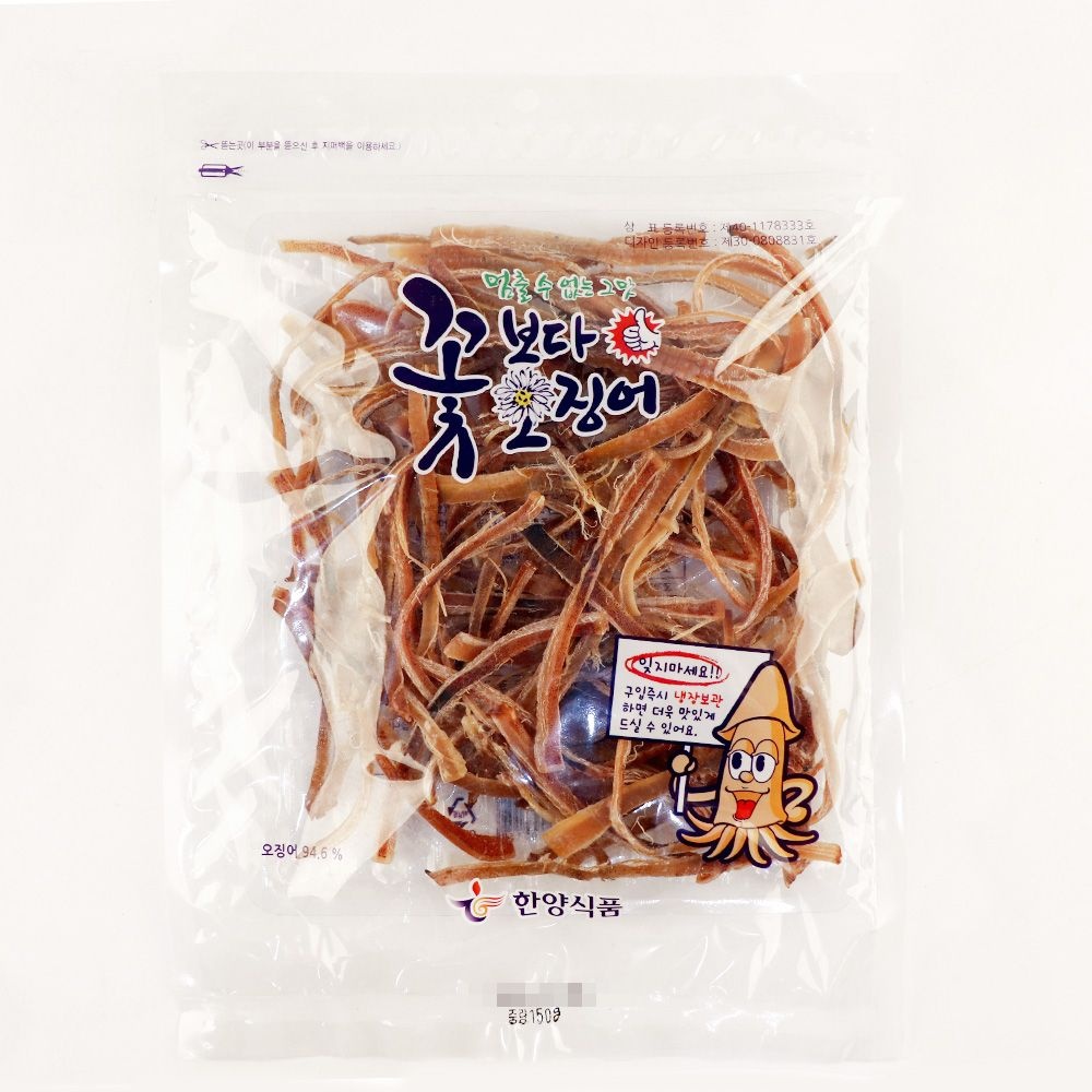 치킨집 안주거리 한양식품 꽃보다오징어 오리지널 130g