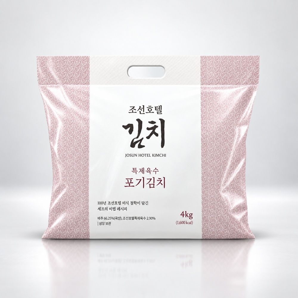 조선호텔 김치 특제육수 포기김치 4kg