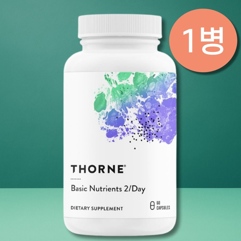 쏜리서치 기초영양소 투퍼데이 베이직 뉴트리언트 60캡슐 Thorne