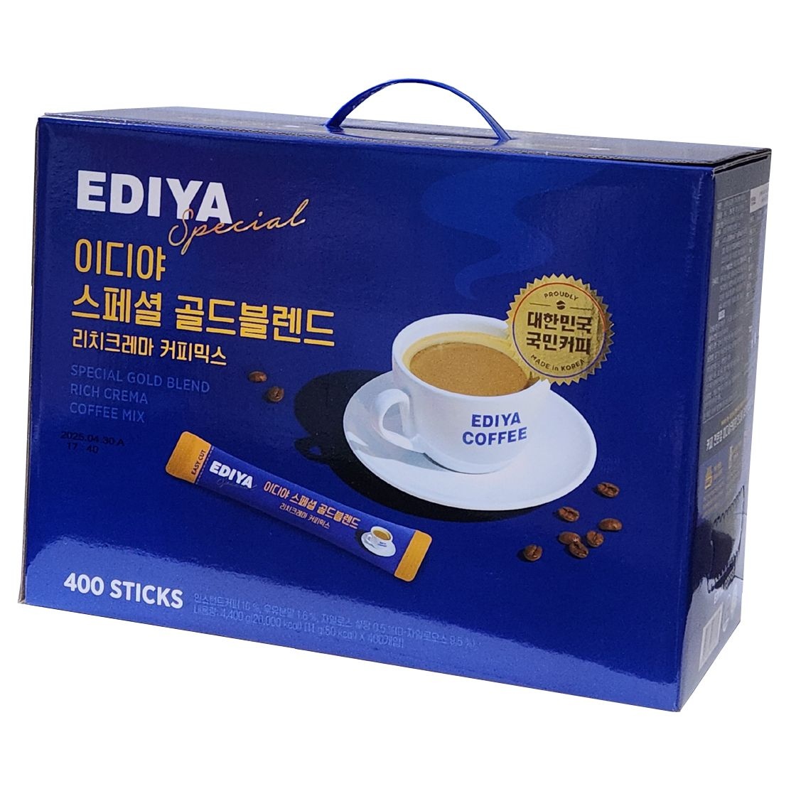 이디야커피 EDIYA 이디야 스페셜 골드블렌드 리치크레마 커피믹스 11g X 400개입