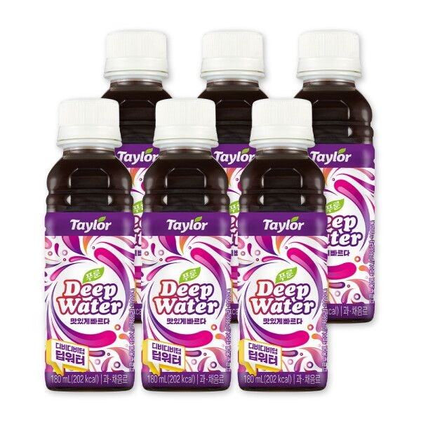 [테일러팜스] [ 공식] 푸룬 농축 딥워터 180ml x 6병