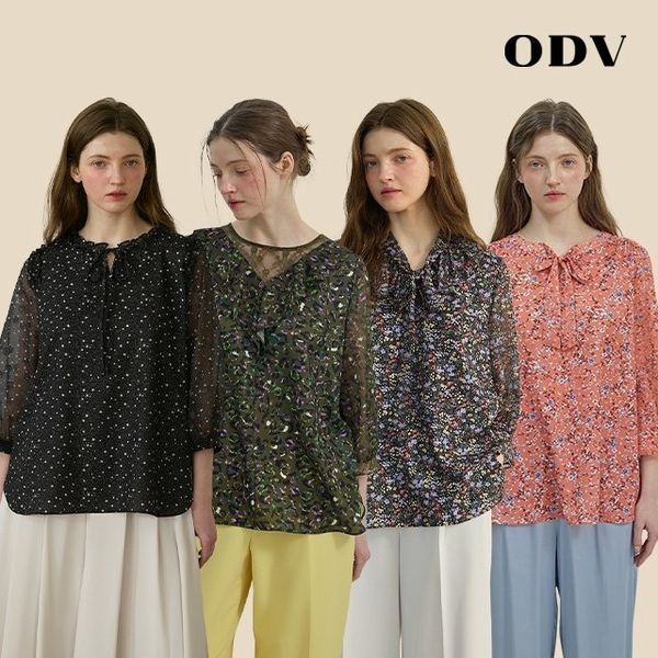 [하프클럽]25SS ODV 쿨샤벳 블라우스 4종