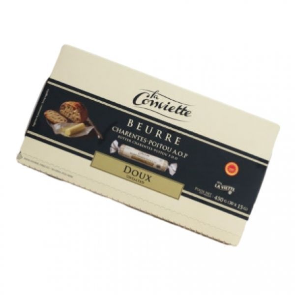 라꽁비에뜨 AOP 무염버터 450g 15g 30입