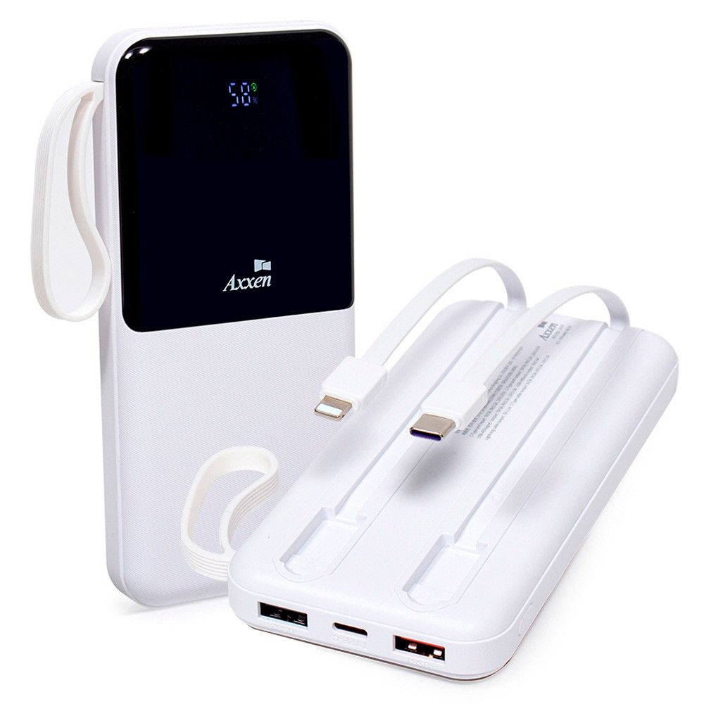 [오늘출발] 소소담아 액센 보조배터리 케이블 일체형 고속충전 보조밧데리 10000mAh B511 일체형보조배터리 보조배터리판촉물