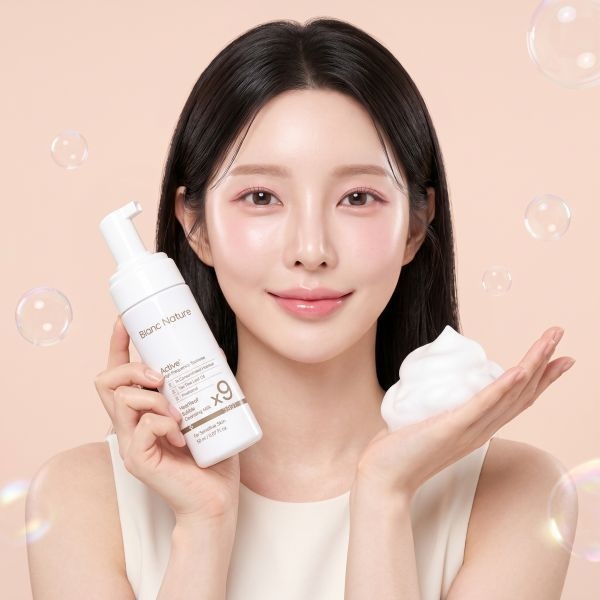 블랑네이처 9배 어성초 버블 클렌징 밀크 150ml