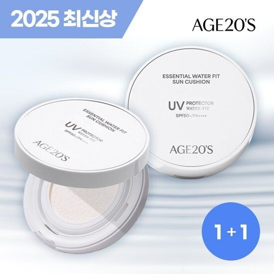 에이지투웨니스 AGE20S 에센셜 워터 핏 선쿠션 2개
