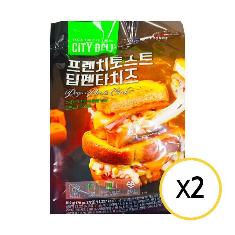 (주)삼립식품 삼립 프렌치토스트 딥펜타치즈 510g 냉동 x 2개