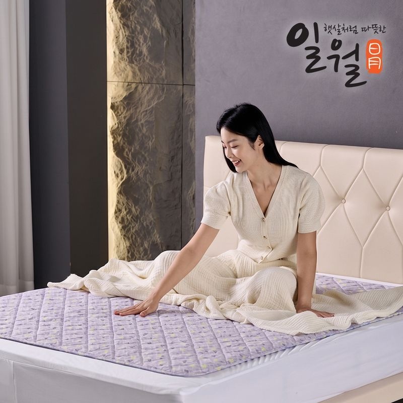 [일월] 빗살 초절전형 워셔블 카본 탄소 전기매트 / 싱글 + 더블