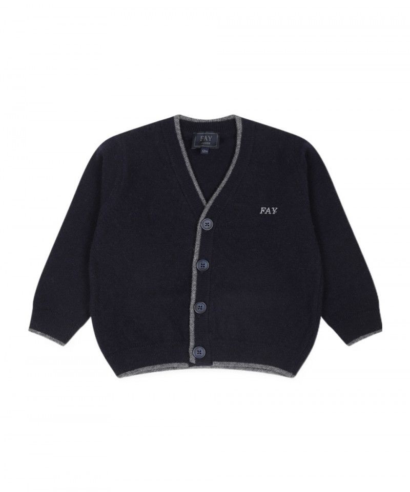페이 24FW FAY 보이즈 니트 스웨터 FV9500Z2498621GR