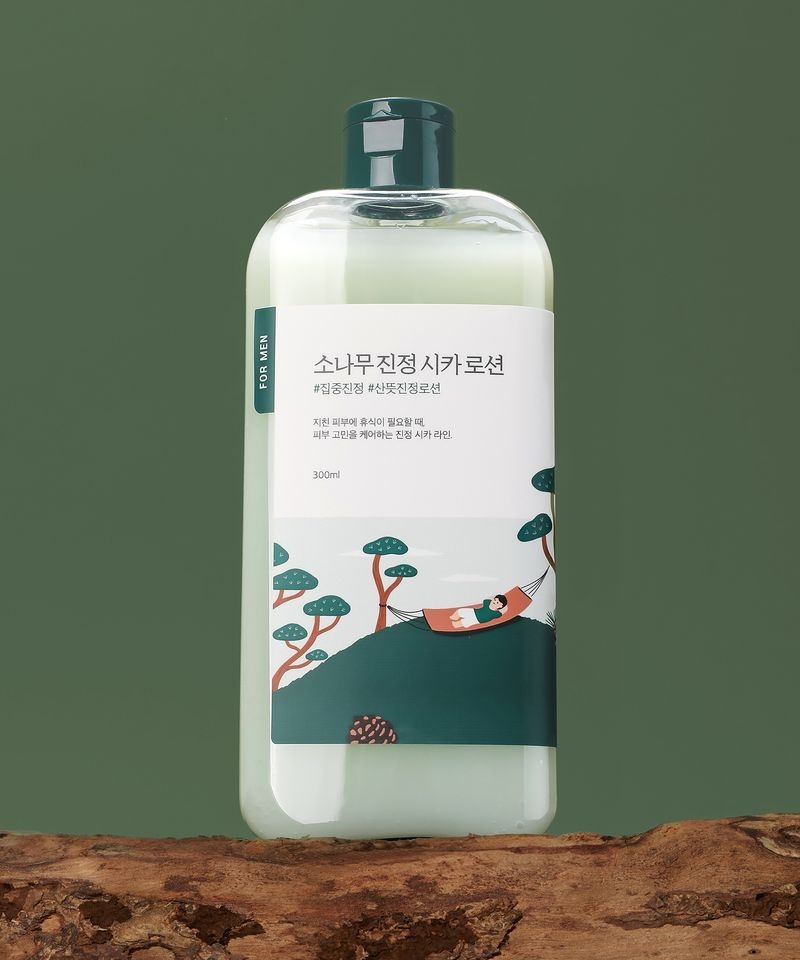 라운드랩 포 맨 소나무 진정 시카 로션 대용량 300ml