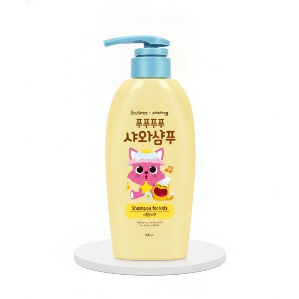 BABIENCE 핑크퐁 샤와샴푸 380ml x 2개