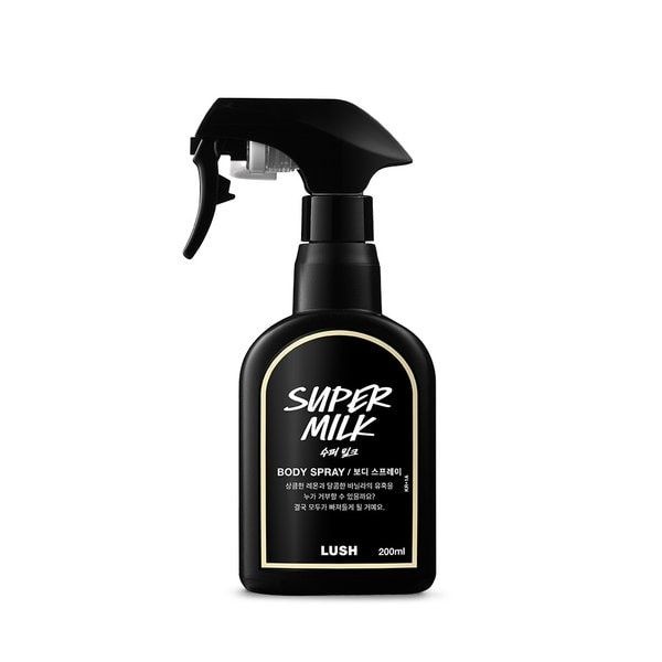 LUSH 브랜드관 [공식/샘플2종]수퍼 밀크 200ml - 바디 스프레이 수퍼-밀크-200ml---바디-스프레이