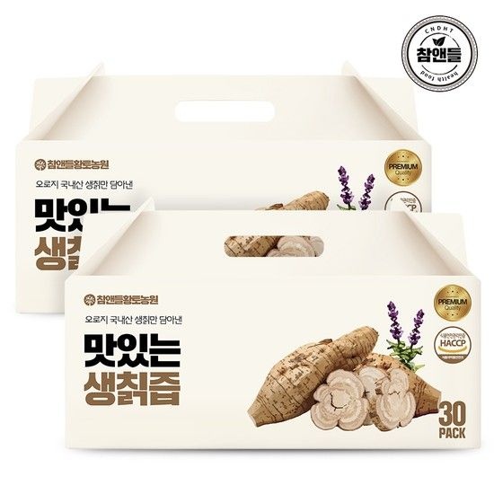 참앤들황토농원 맛있는 생칡즙 100ml 30포 2박스(총60포)