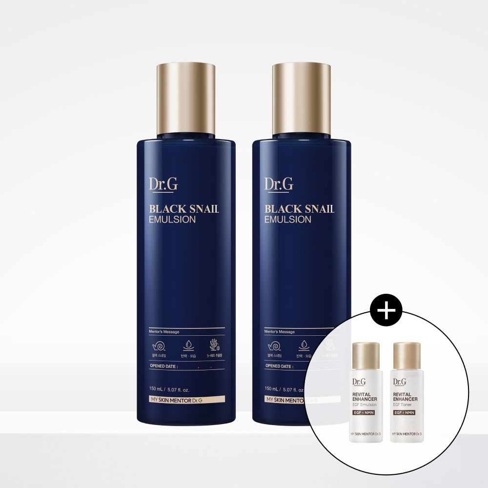 닥터지 블랙 스네일 베이직 2종 세트 토너 150mL+에멀전 150mL