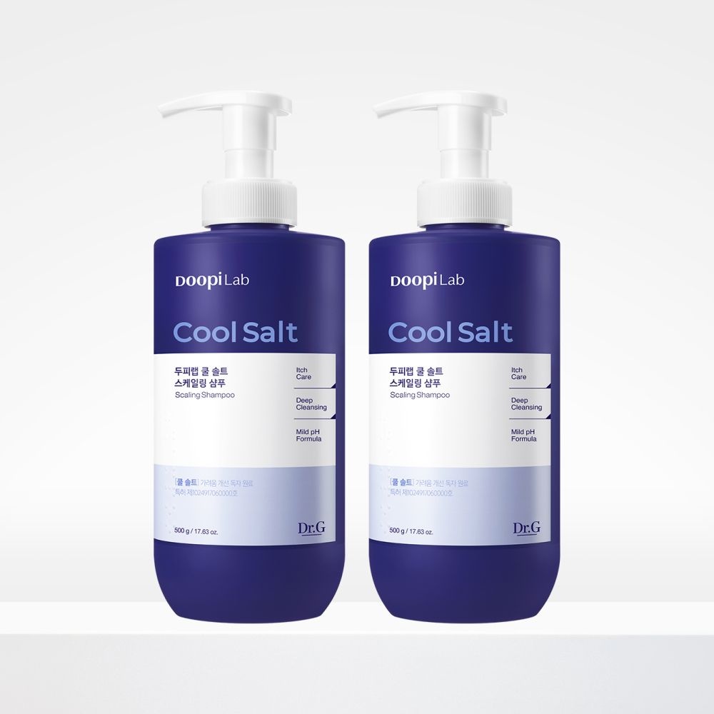 닥터지 두피랩 쿨 솔트 스케일링 샴푸 500g+500g
