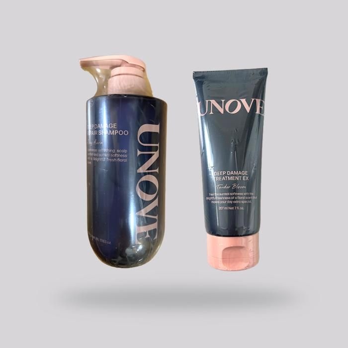 [어노브] 어노브 딥 데미지 리페어 듀오 로지아우라 샴푸 500g + 텐더블룸 트리트먼트 EX 320ml