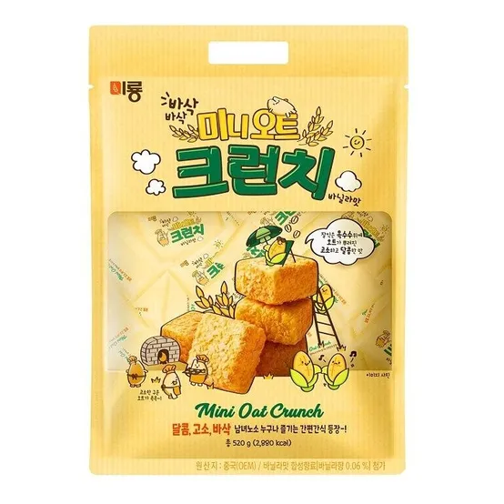미니 오트 크런치 바닐라맛 (520G)