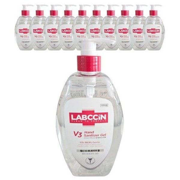 랩신 랩신 V3 새니타이저 손소독 겔 500ml 12개