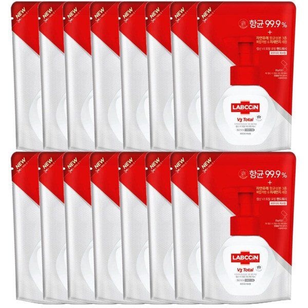 랩신 V3 대용량 핸드워시 거품 리필 토탈 200ml 18팩