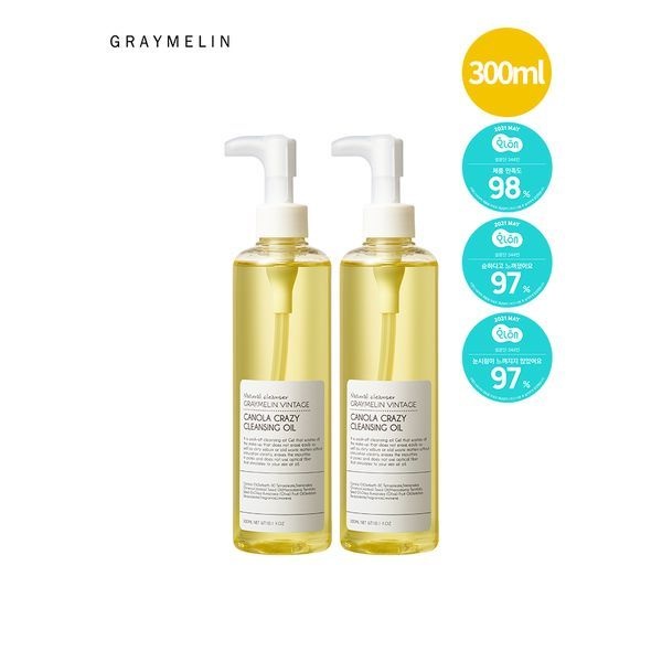 그레이멜린 [하프클럽]카놀라 크레이지 클렌징오일 300ml 1+1