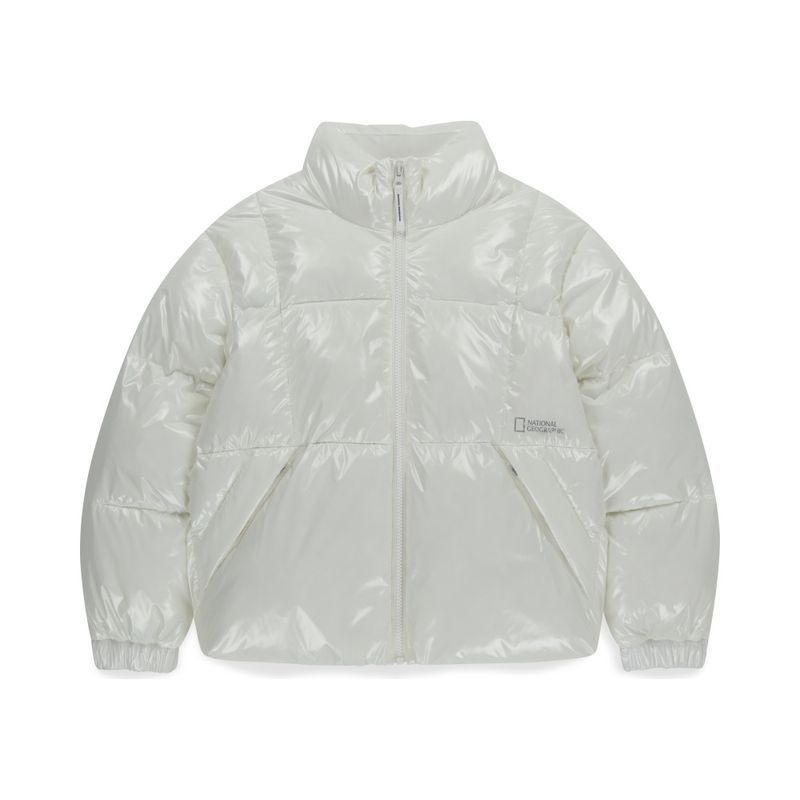 NATIONAL GEOGRAPHIC KIDS K254UPD902 글로시 패딩 점퍼 IVORY 5008421900 471318