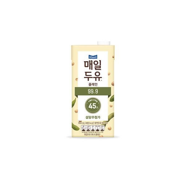 매일두유 99.9 950ml X10팩/무가당두유/고단백두유/무배