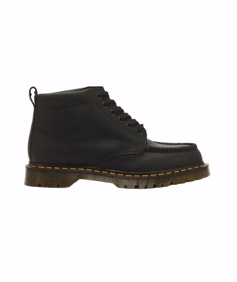 닥터마틴스 DR.MARTENS 로웰 처카 6홀 부츠 - 블랙 크레이지 호스 43680001 546515 [매장상품]