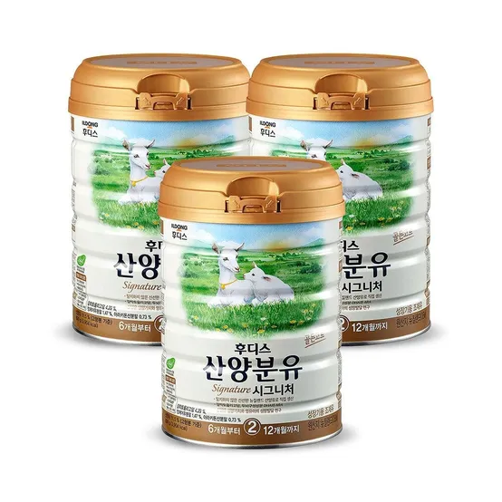 NEW 후디스 산양분유 시그니처 2단계 800g 3캔 3505077