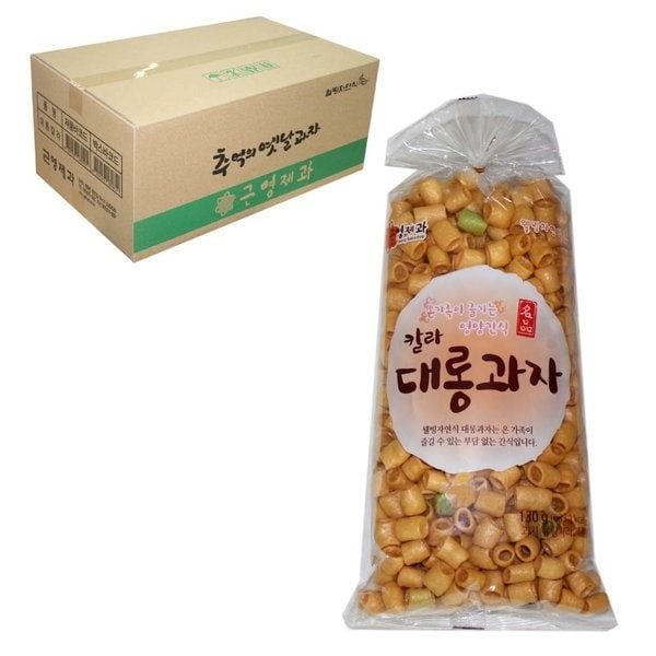 칼라 대롱과자 (130g x 10개입)