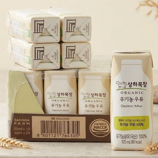 상하목장 유기농우유 125ml 24팩